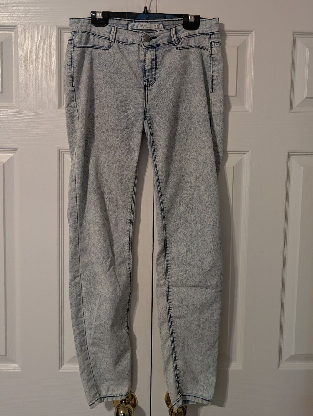 Zara Light Wash Jeggings in Pale Blue
